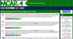 Desktop Screenshot of acapsoft.com